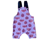 Salopette courte Pêches - Moomie